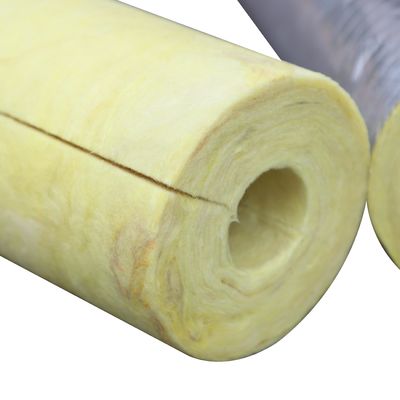 Glass Wool Tube Insulation With Aluminum Foil Facing High-quality Wholesale Resistance for HVAC and Industrial Piping Systems