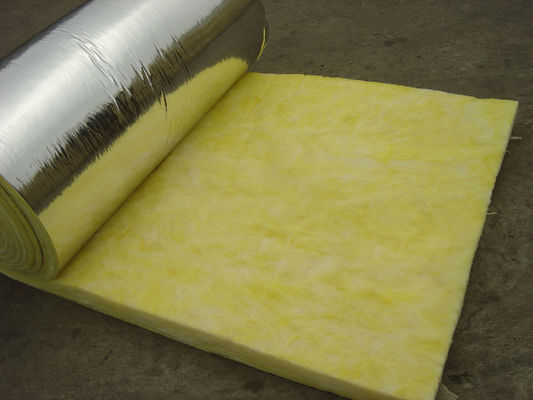 Aluminum Foil Faced Glass Wool Blanket for HVAC and Building Insulation