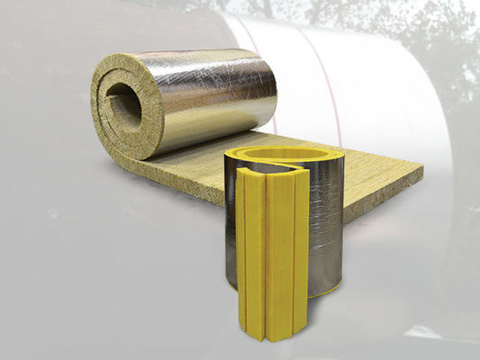 High Temp Foil Faced Fiberglass Pipe Insulation HVAC Duct Wrap Acoustic Thermal Insulation for Mechanical Pipes