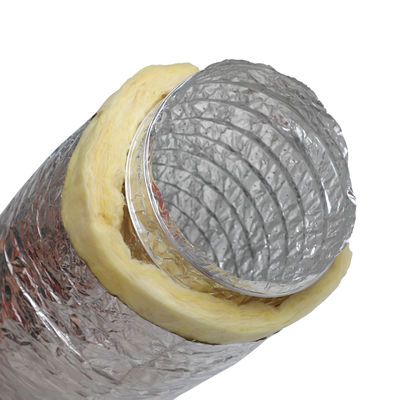 Sound-Reducing Insulation Flexible HVAC Duct Factory Direct Acoustic Insulated Flexible Air Ducting Hose for HVAC Systems Parts