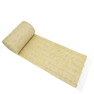 Customizable Wire Mesh Faced Rock Wool Blanket for Specialized Industrial Applications