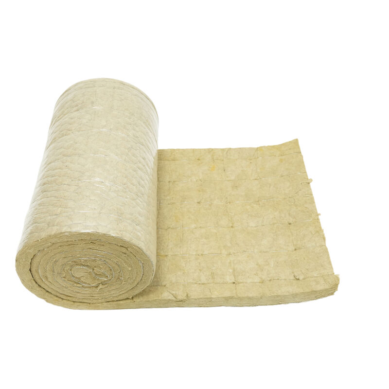 High-Temperature Wire Mesh Rock Wool Insulation Blanket for Commercial Construction